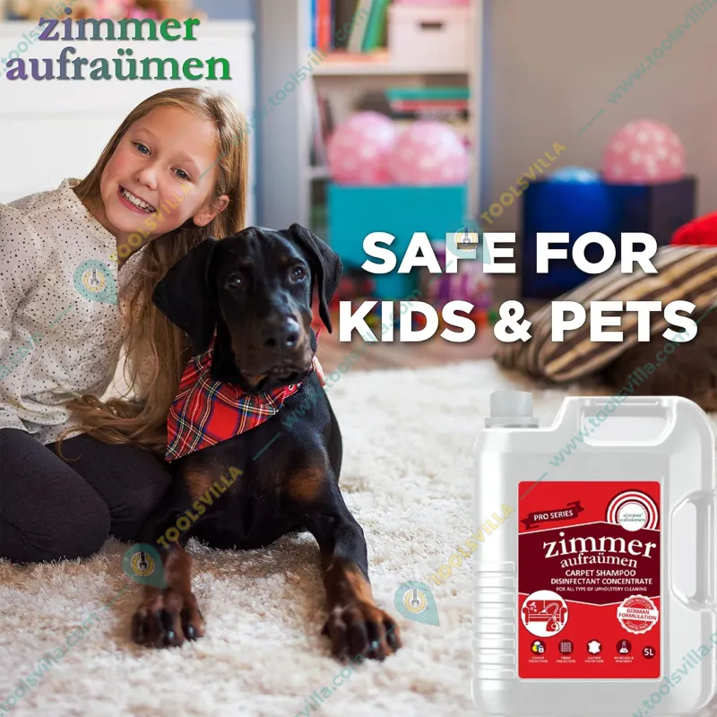 Zimmer Aufraumen Pro 5 Liters Sofa, Carpet, Upholstery Cleaning Shampoo & Liquid