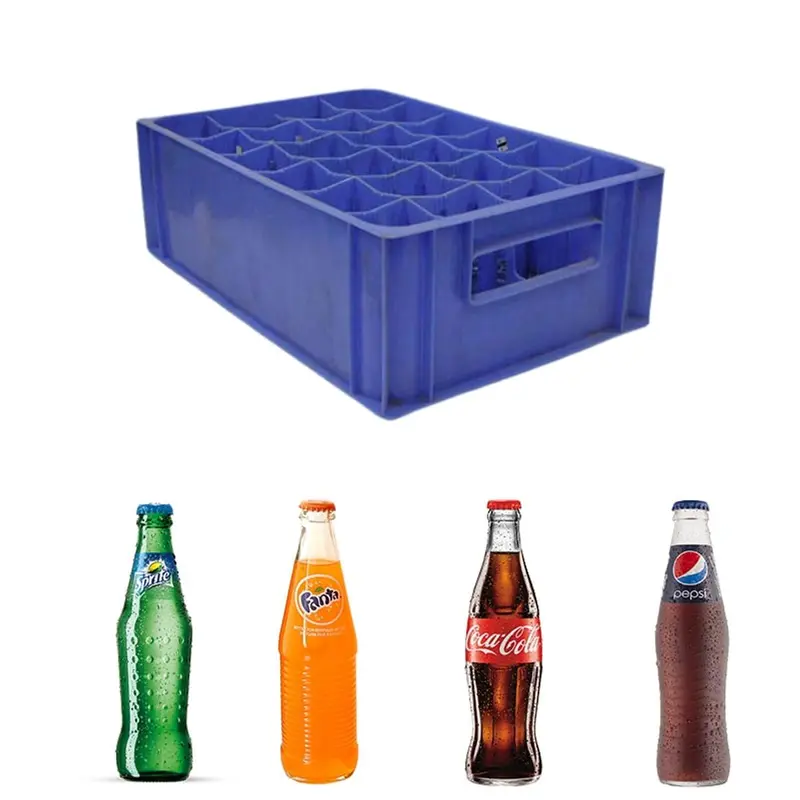 200-250ml Capacity Glass Crates (Pack of 3) 