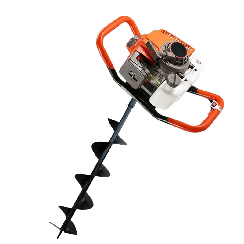 GT Shakti 2 Stroke 63 CC Earth Auger / Post hole digger / Soil Digger With 6 Inch Auger Bit 
