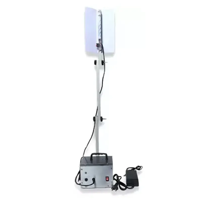 Solar Universe India 12W LED Tube Hawker & Fruit Cart Adjustable Light with Solar Panel, Inbuilt Battery & Charger