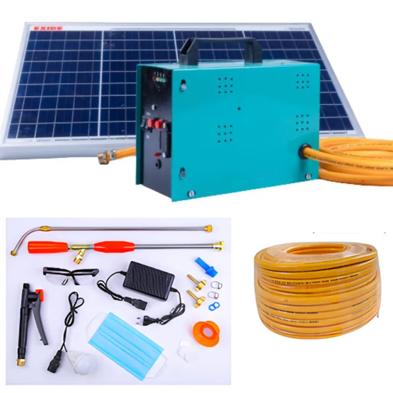 Autostudio PSV4, Multipurpose 12V 12Ah Portable Battery Sprayer with 40W Solar Panel & 50 Meter Hose Pipe (1 Year Warranty)