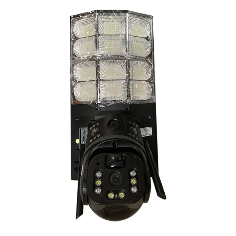 Gramstrong All in One 4G Enabled Solar Camera + LED Street Light Water-Proof with Remote and 1 Year Warranty  