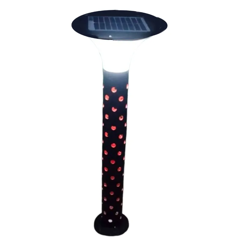 Premium Quality 3 Feet Solar Garden Light with 5W Solar Panel Bollard Light For Outdoor Usage and Garden Decoration