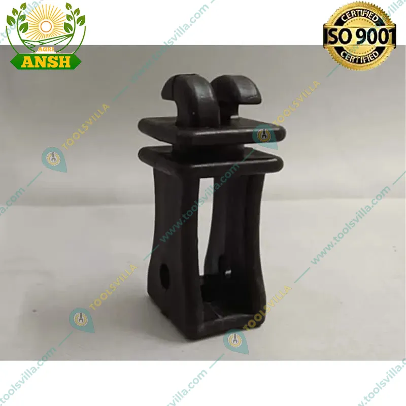 Agriansh Plastic Black Colour Insulator for Solar Fencing (Pack of 200)