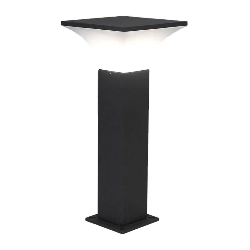 Premium Quality 2 Feet Solar Garden Light with 5W Solar Panel Gate Light For Outdoor Usage and Garden Decoration