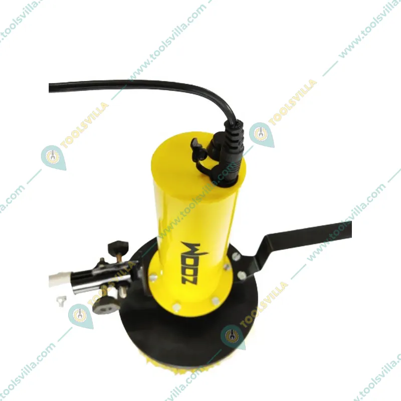 Zoom Solar Panel Cleaning Combo of Battery Operated Dry Cleaning Mop and Wet Cleaning Brush with 3 Meter Telescopic Pole