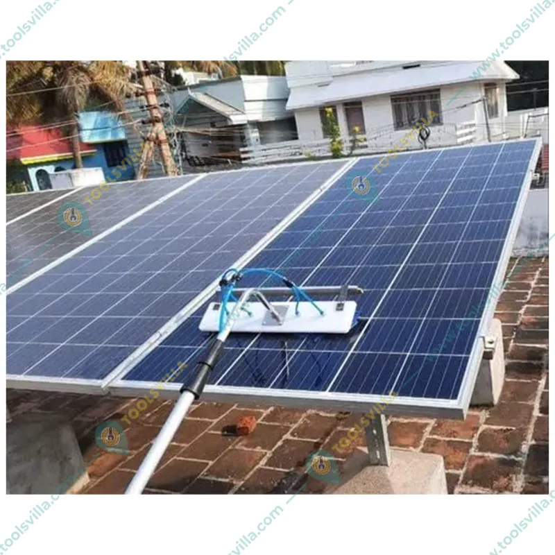 Premium Quality Solar Panel Cleaning Brush With 3 Mtr Telescopic Pole