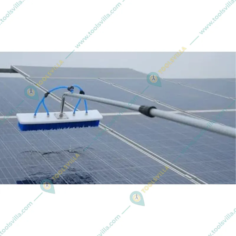 Premium Quality Solar Panel Cleaning Brush With 3 Mtr Telescopic Pole
