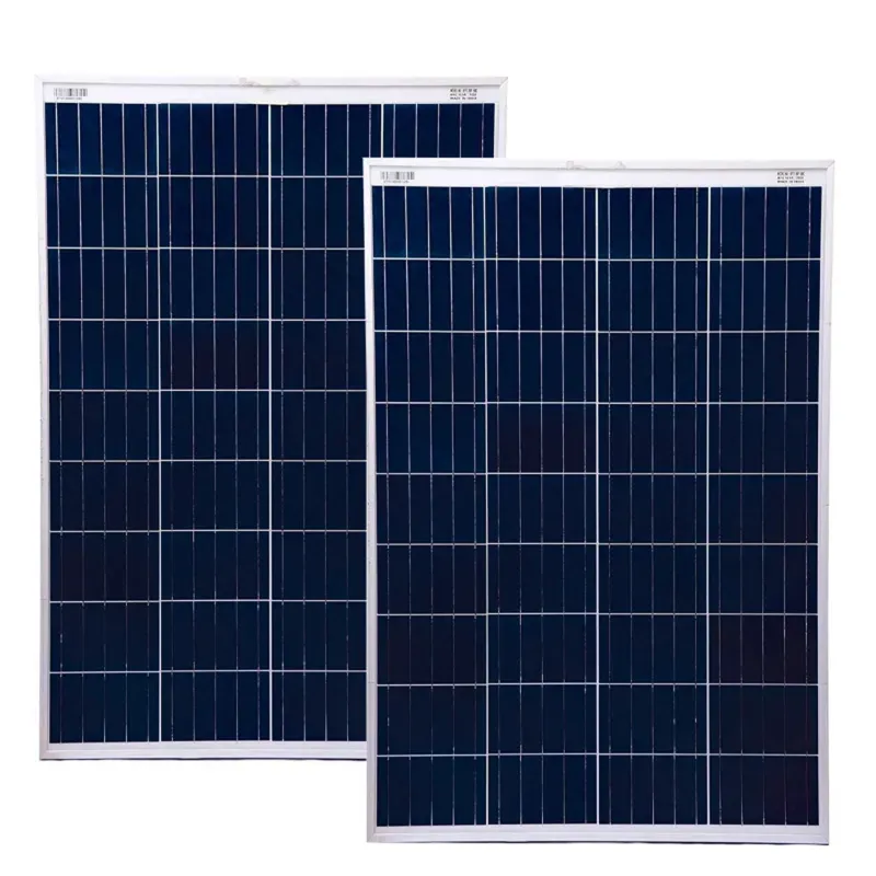 Gramstrong 210W Solar Panel for Recharging 12V Batteries (Pack of 2) For Home, Commercial and Industrial Usage 