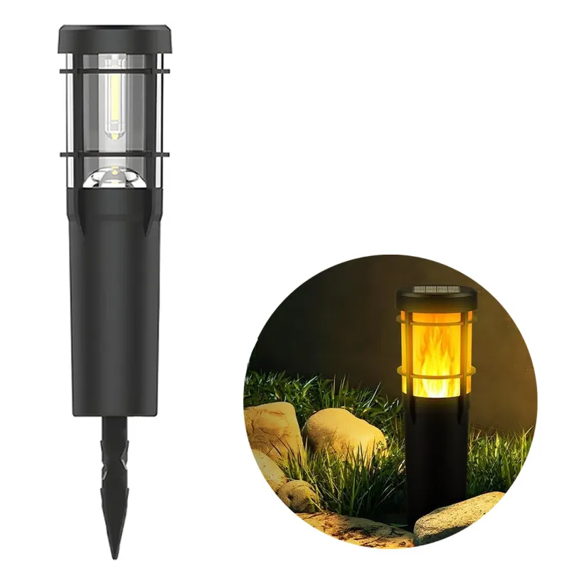 GIGAWATTS GW-231C Solar LED Pathway Lamp Light with 800mAh Ni-MH Battery & Panel for Walkway, Garden, Yard Decoration 
