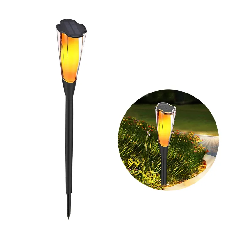 GIGAWATTS GW-238 Solar Torch Light with 800mAh Ni-MH Battery for Garden Patio Pathway Decor
