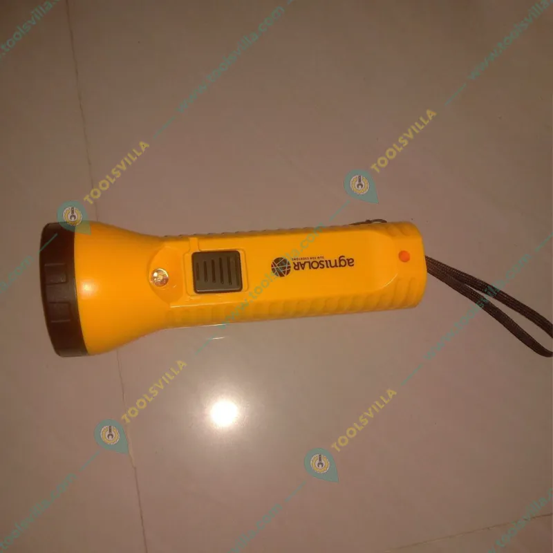 Solar Power Rechargeable LED Torch 2 with Inbuilt Solar Panel and Battery(Pack-Pack of 1 )