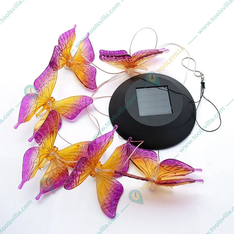 GIGAWATTS GW-515 Solar Wind Chimes with 2V Panel 600mAh Ni-MH Battery for Outdoor, Decoration, Walkway & Backyard (RGB)