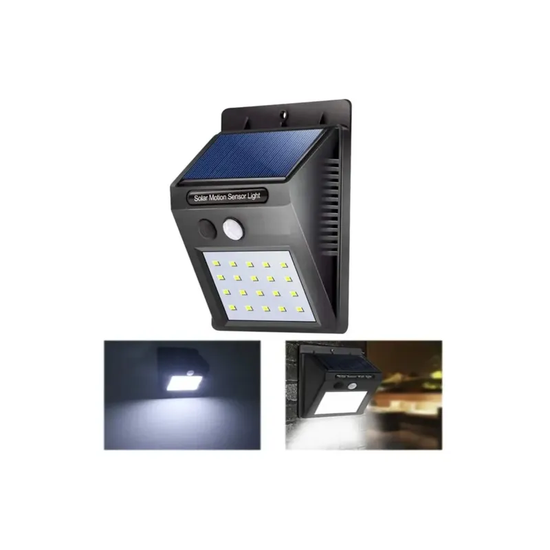 Gramstrong 20 LED Motion Sensor Wall Light with Waterproof Protection Solar Spotlight for Outdoor Use