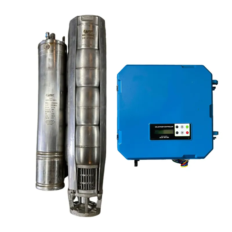 Amrut 10HP 30m 380V Oil Filled Solar Water Submersible Pump With Controller (1 Year Warranty)