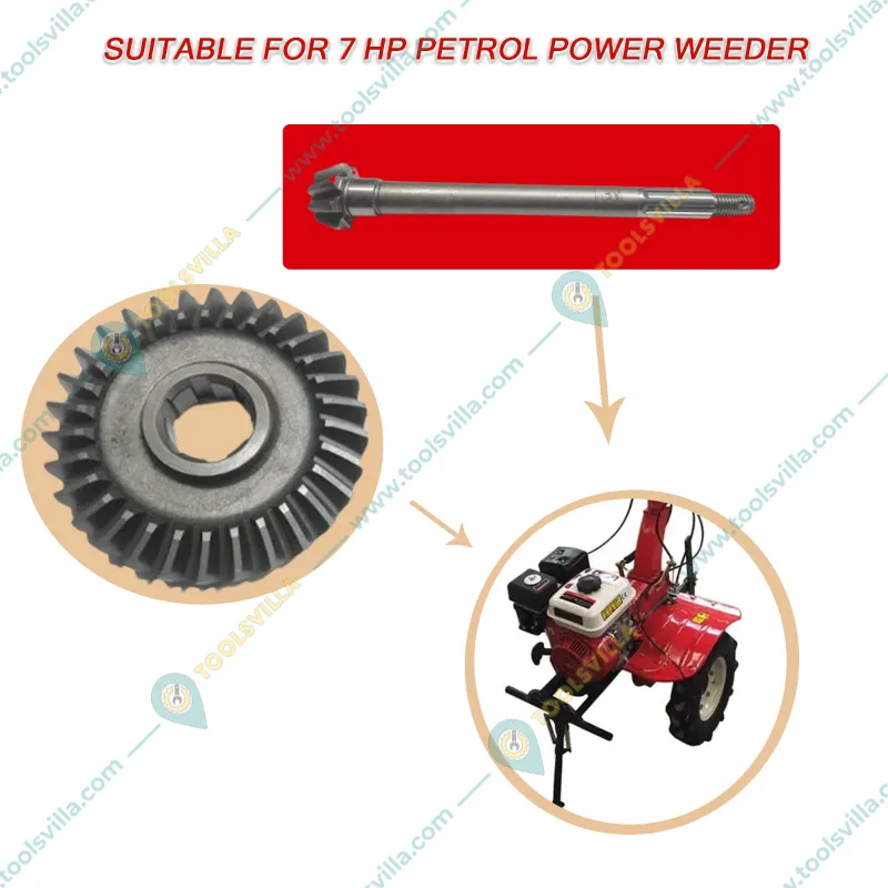 Walking Umbrella Gear with Shaft for 7 HP Petrol Power Weeder 