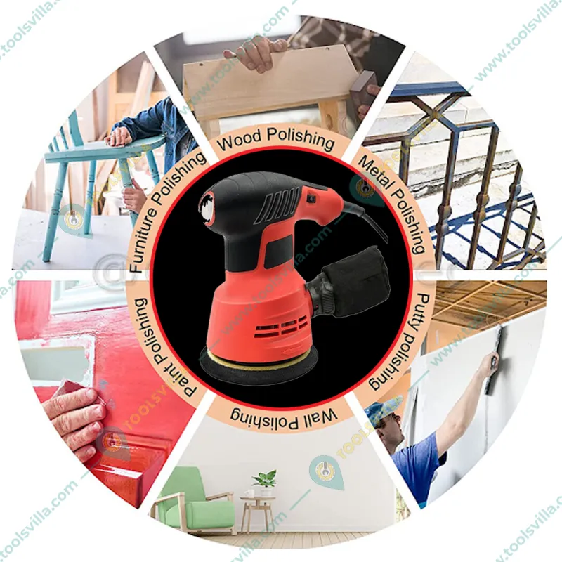 Spear 125 mm Orbital Sander, 650 w (SP-S125)