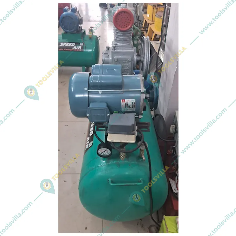 Gagan 70 Liters Air Compressor with 1 HP Head & Heavy Duty Indian Motor with V-Belt & Pulley