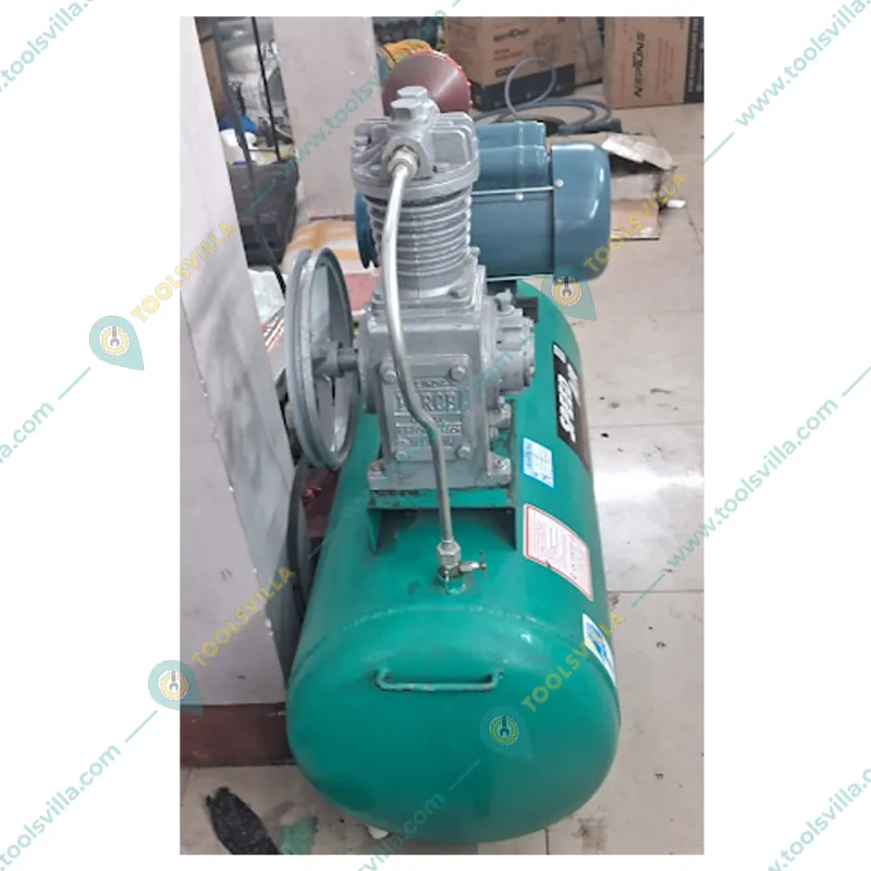 Gagan 70 Liters Air Compressor with 1 HP Head & Heavy Duty Indian Motor with V-Belt & Pulley