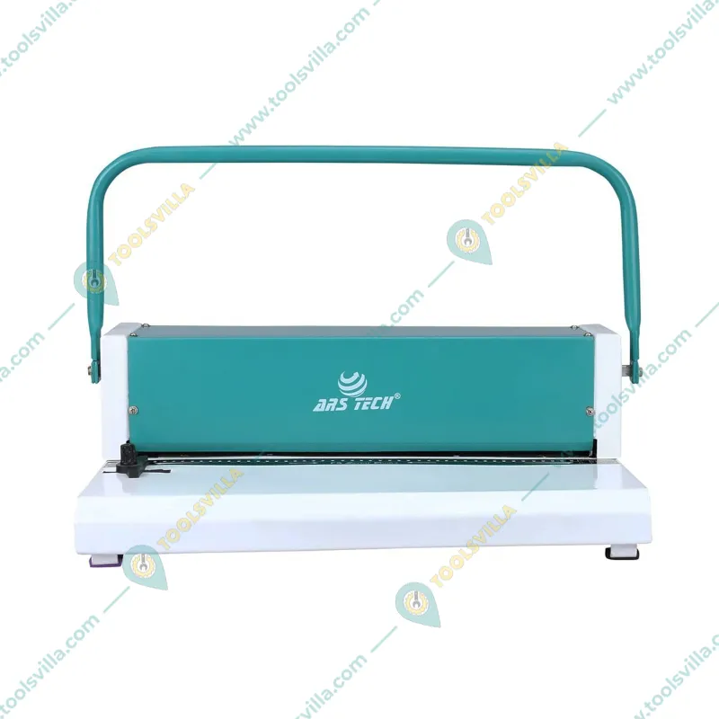 Ars Tech Full Scape Spiral Binder Machine, 15 Sheet & 45 Round Holes and 2 Pvc Cover At a Time