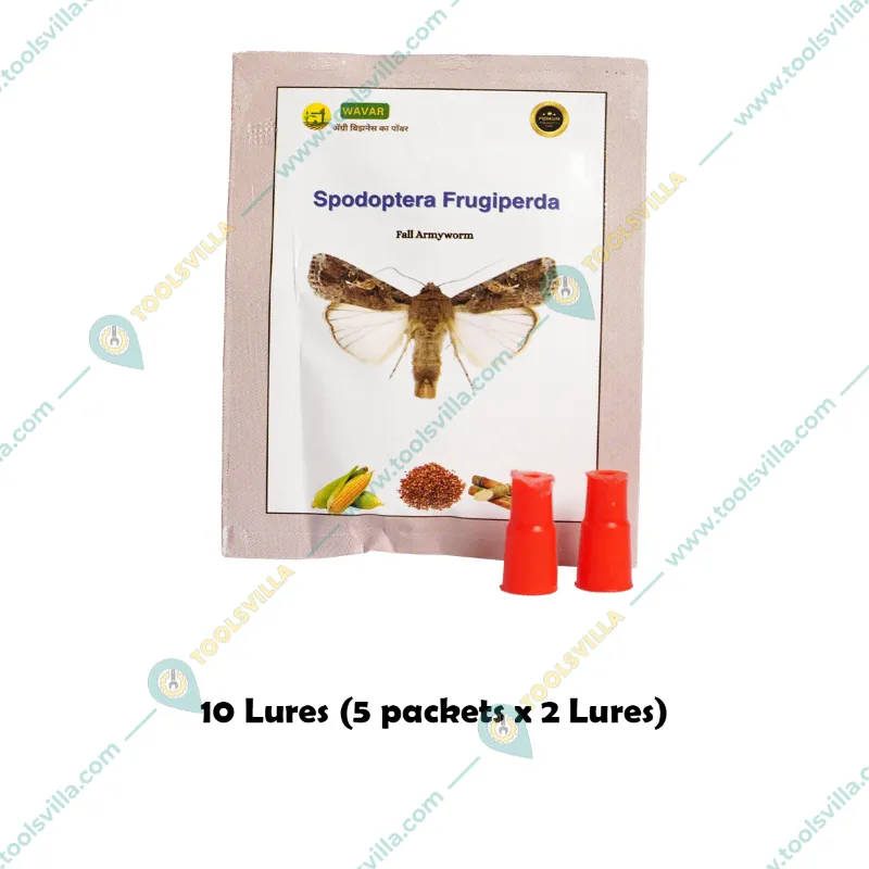 WAVAR Spodoptera Frugiperda Lure (Fall Army Worm) | 2 Lures  Per Packet(Quantity-5 packets)