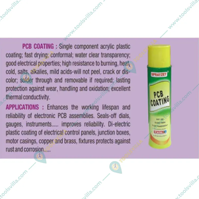 4 Pack of Sprayzet (700ml x 4 pcs) PCB Coating Spray With Water Clear Transparency