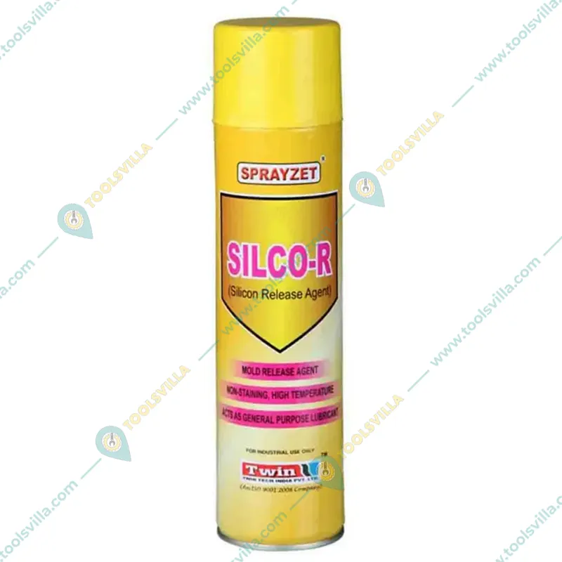 12 Pack of Sprayzet (700ml x 12pcs) Silco-R Silicone Release Agent Spray for Plastic, Rubber, Polyster, Nylon (4803)