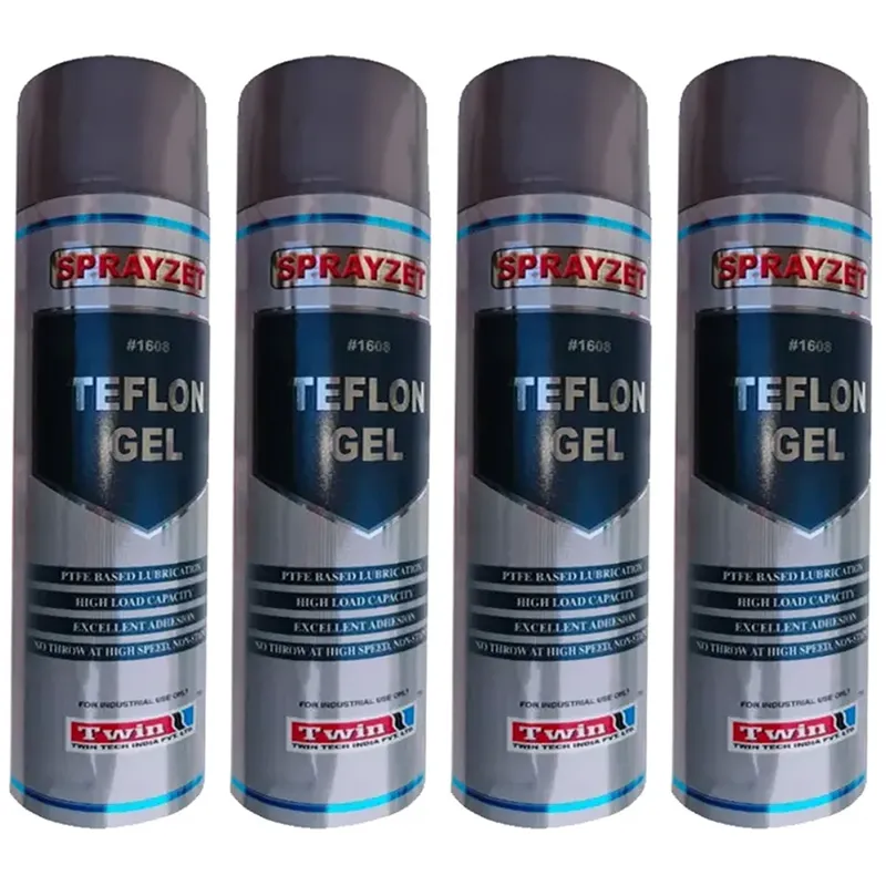 4 Pack of Sprayzet (700ml x 4pcs) Multi Purpose Teflon Gel