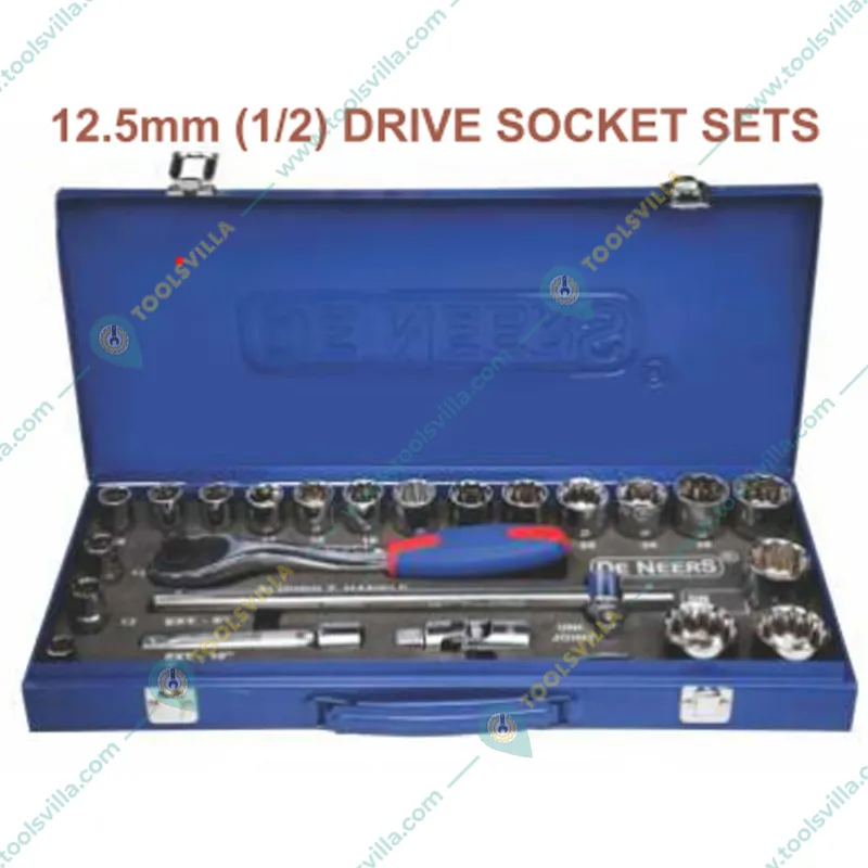 De Neers 1/2 inch Square Drive Bi-hexagonal socket set ( DN-22M-BH)