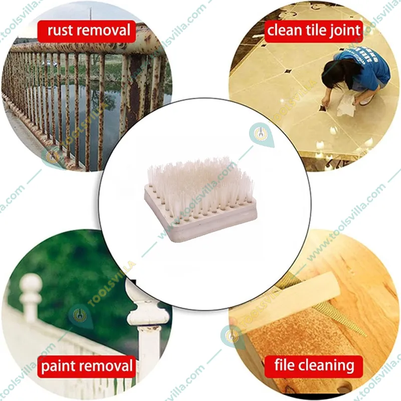 Surie Polex Square Nylon Brush For Cleaning and Polishing (F-FRANKFURT)