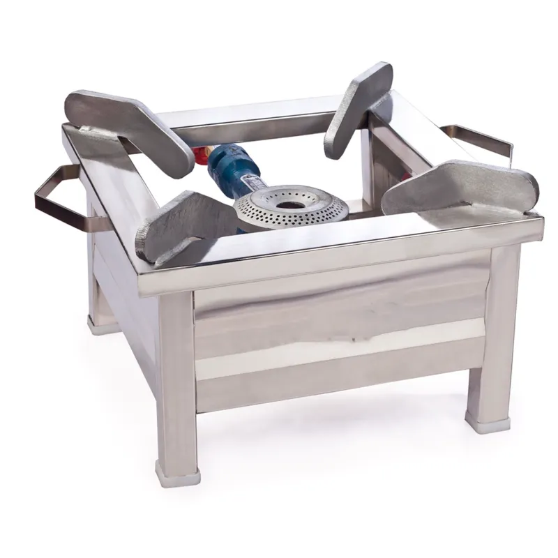 12X12X14 Inch Regular Square Stove Chulha, Stainless Steel Body