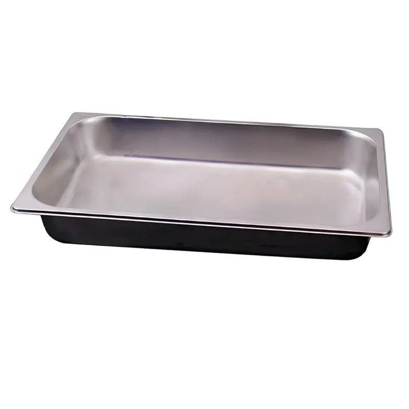 Premium Quality Stainless Steel 1/1 100mm Depth GN Pan (Pack of 2)