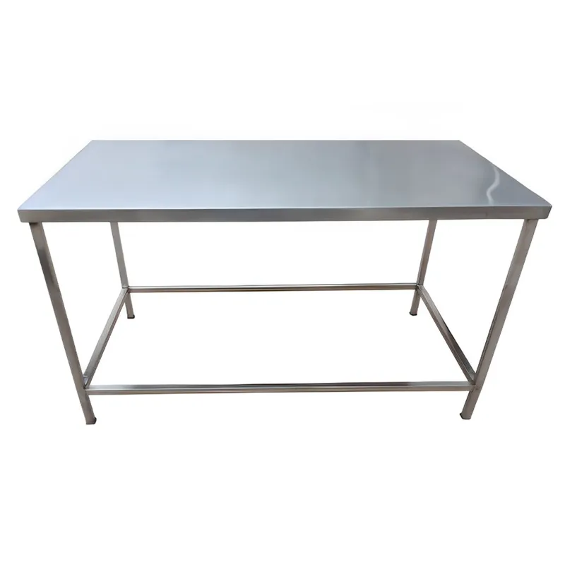 Heavy Duty Standard Polished Stainless Steel Table for Multipurpose Uses