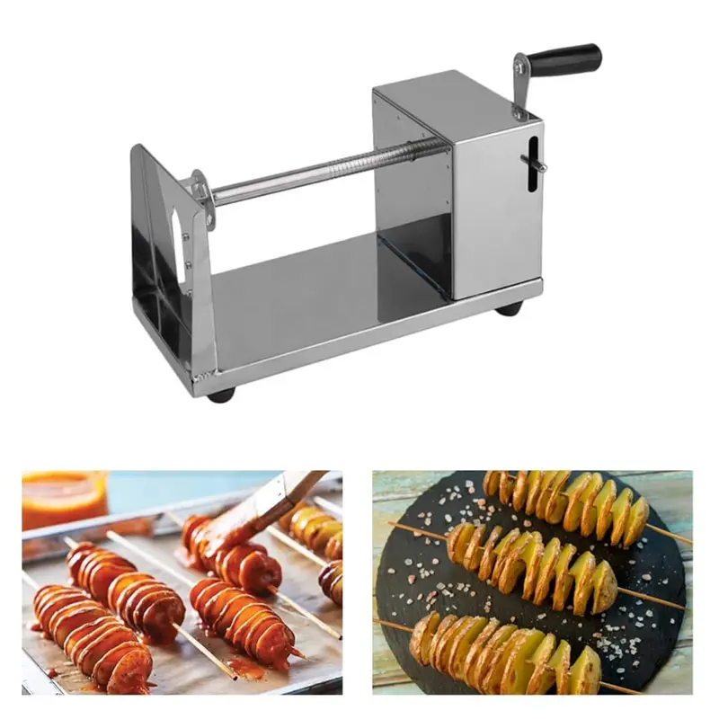 Premium Quality Twisted Potato Cutting Machine SS Body