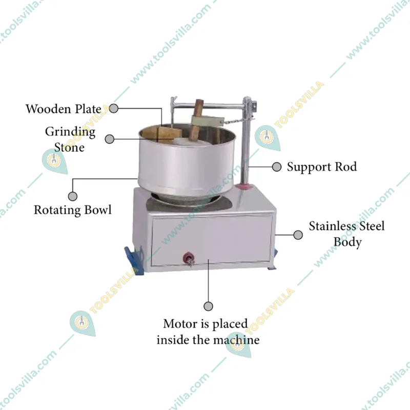 SBWG Commercial Wet Grinder 10L, 1 HP, 1350RPM