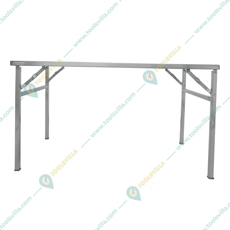 Lifetime Heavy Duty 46x27x28 inch Stainless Steel Rectangle Folding Table for Multipurpose Uses (Glossy, Pre-assembled)