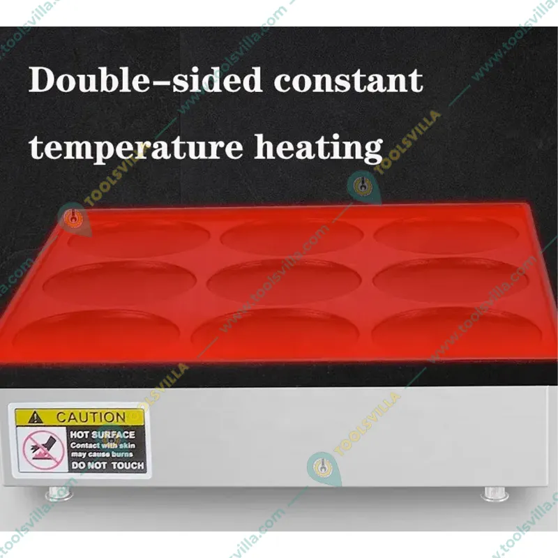 Commercial Stainless Steel Pancake Making Machine, 900W