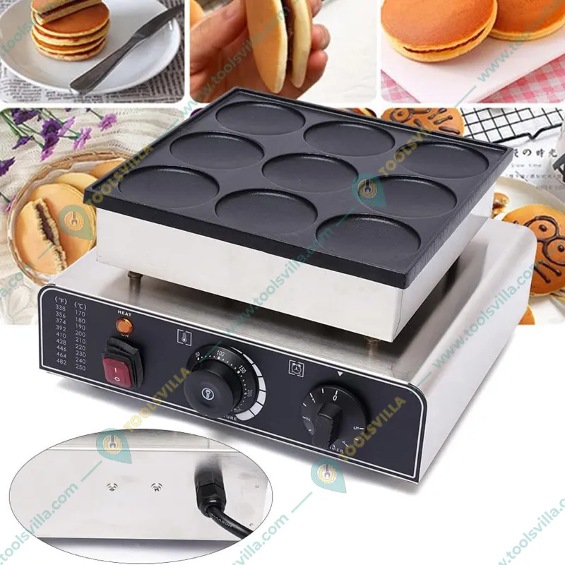Commercial Stainless Steel Pancake Making Machine, 900W