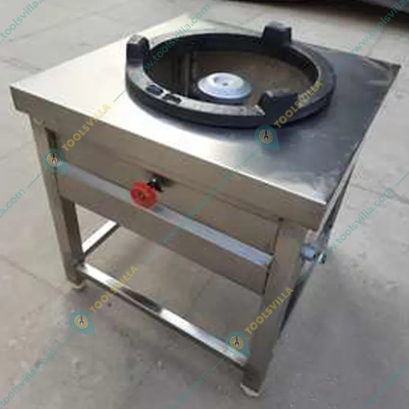 Premium Quality Stainless Steel 23 x 23 Inch Single Burner Range
