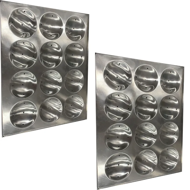 Pack of 2 Stainless Steel Regular Idli Tray Set 30x30cm 