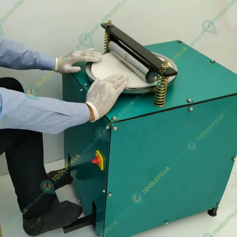 Semi Automatic 60 Kg/day SS Papad Rolling Machine with 0.5HP Motor