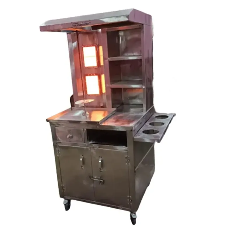 Commercial 45kg Stainless Steel Stand Type Shawarma Machine 