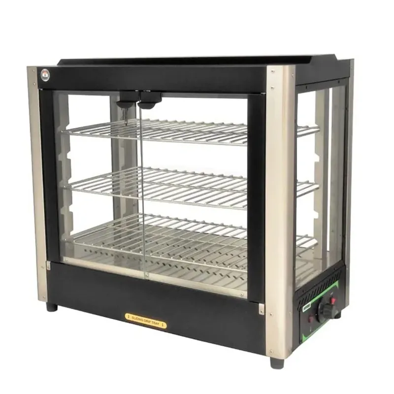 ADORMA FDW 75LH Black Food Display Warmer 75 Litres Capacity 800W, Food Grade Stainless Steel Interior with 1 Year Warranty