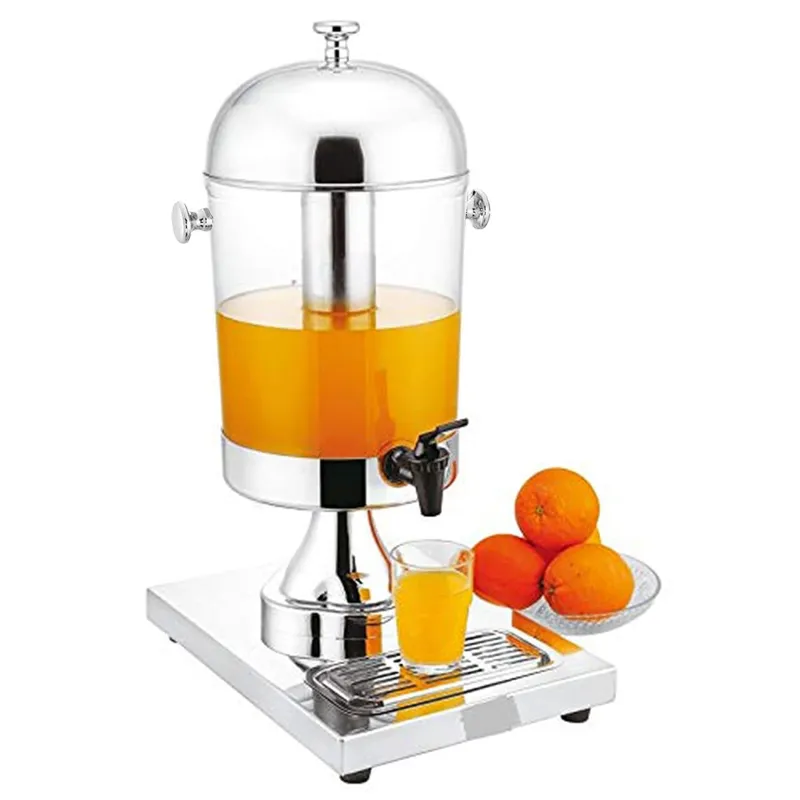 Malabar 8 Litre Capacity Single Tap Multipurpose Juice Dispenser with Ice Tube for Keeping Liquid Cold