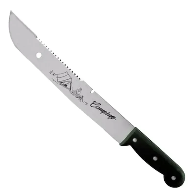 Stainless Steel 12 inch Camping Machete (Knife) of Polypropylene Handle