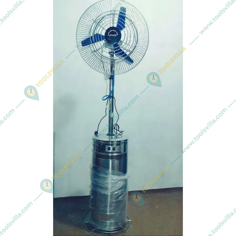 Ryna Heavy Duty 24 inch Stainless Steel Mist Fan with 85L Water Tank