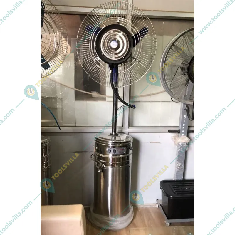 Ryna Heavy Duty 24 inch Stainless Steel Mist Fan with 85L Water Tank