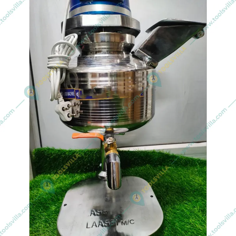 Heavy Duty 5Ltrs Stand Type Lassi Making Machine, 240 watt Stainless Steel Pot