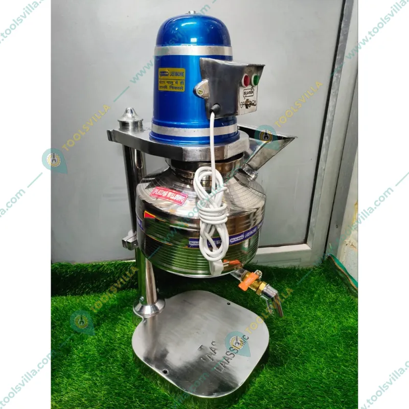 Heavy Duty 5Ltrs Stand Type Lassi Making Machine, 240 watt Stainless Steel Pot