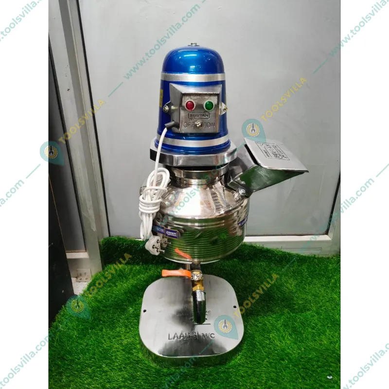 Heavy Duty 5Ltrs Stand Type Lassi Making Machine, 240 watt Stainless Steel Pot